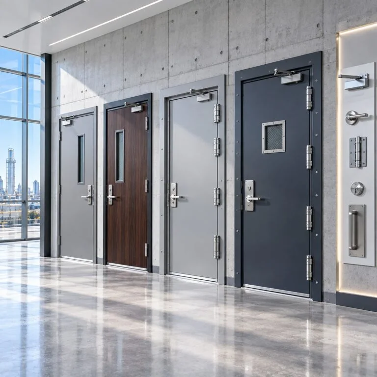 FHC architectural and specialty doors display